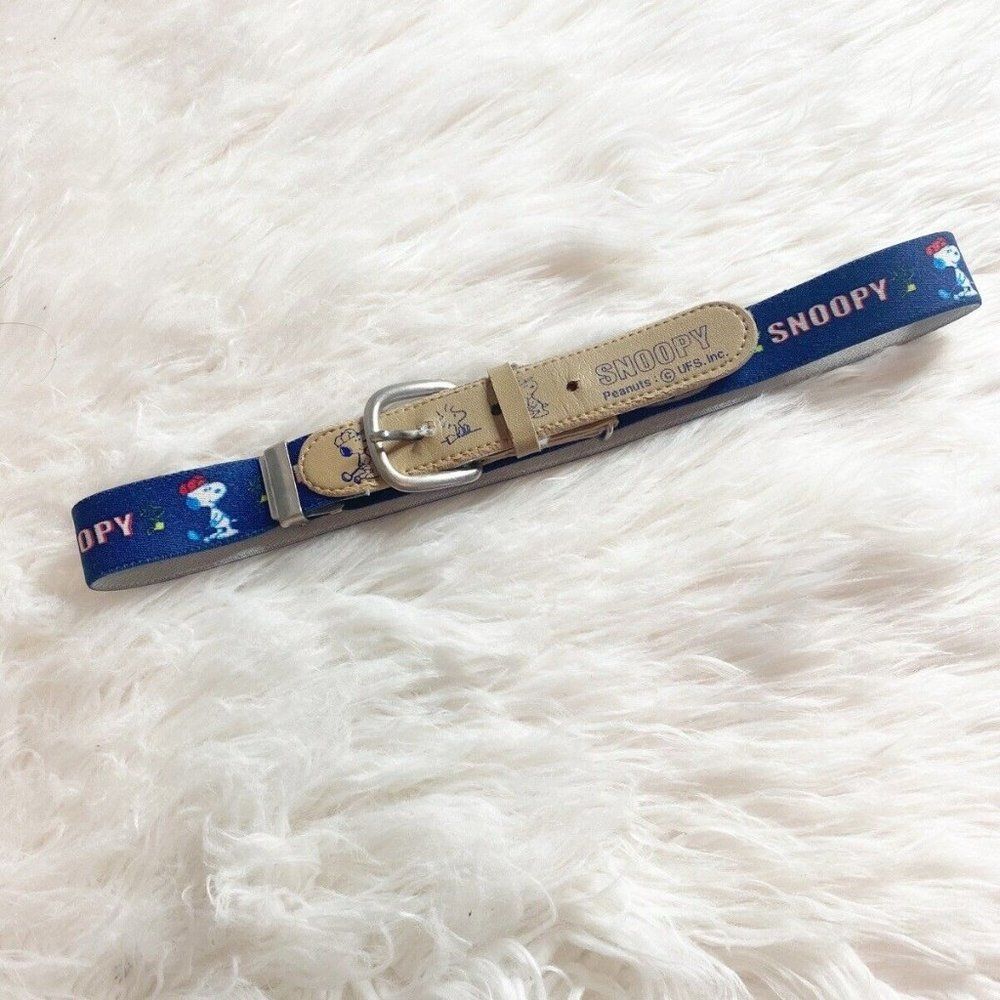 Vintage Kids Snoopy Golf Elastic Belt Peanuts UFS. Inc Adjustable